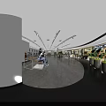 Modern Clothing Store Interior With Mannequins Clothing Displays And Bright Lighting