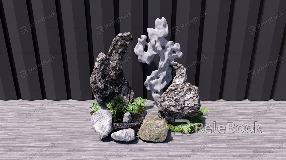 new chinese style stone model