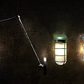 Vintage Style Wall Mounted Lighting Fixtures With Adjustable Arm And Illuminated Lamps