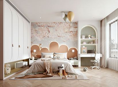 Modern Children's Room 3d model