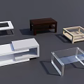 Modern Coffee Tables Featuring Glass Wood White And Natural Wood Sleek Designs