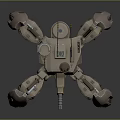 Mech tank mech insect mech spider crab machine crab mechanical crab mech crab 3d model