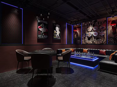 Industrial LOFT KTV box 3d model Industrial LOFT KTV box 3d model