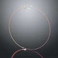 Delicate Silver Chain Necklace With Heart Pendant For Women Daily Fashion Accessory Wear