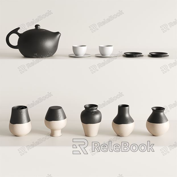 Quiet tea set model