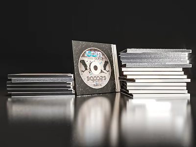 Modern Ornaments Book Ornaments 3d model