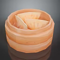 Delicious Fresh Steamed Dumplings Served in Traditional Bamboo Steamer Basket