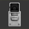 Durable White Outdoor Security Camera With Protective Housing And Mount Bracket