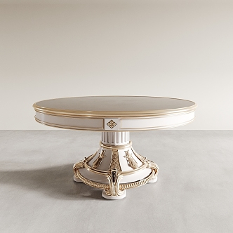 Dining Table Round Table Wine Table Tea Table Conference Table 3d model