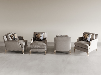 Sofa Single Sofa Casual Sofa Coffee Sofa 3d model