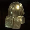 Golden Egyptian Pharaoh Mask Decorative Ornament Set With Intricate Details For Home Decor