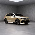 Golden SUV With Sporty Exterior Design And Alloy Wheels In Modern Setting