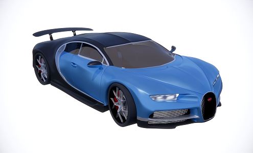 Hyundai sports car Bugatti Veyron Super sports car Luxury Car Model 3d model