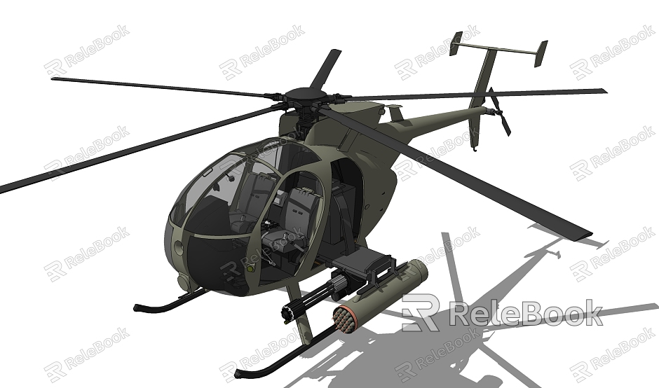 Modern Helicopter model