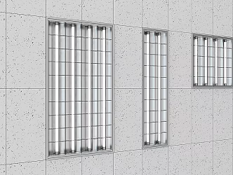 Grille lamp 3d model