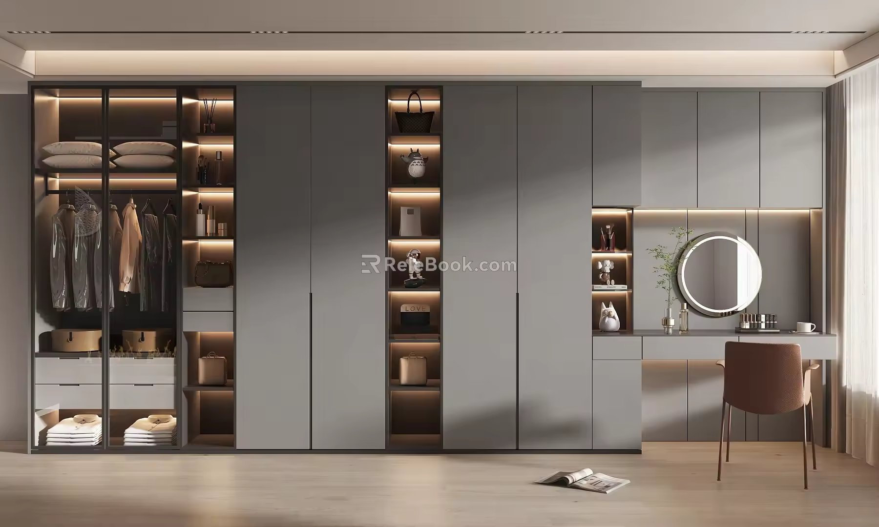 Modern Cloakroom 3d model