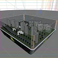 Sand table 3d model