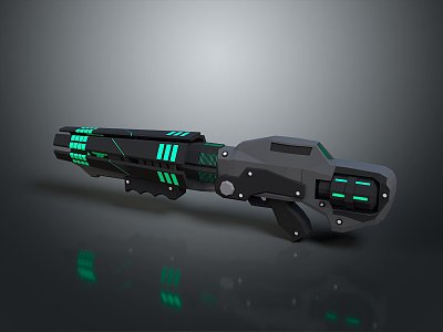 Science Fiction Firearms Next Generation Firearms Science Fiction Game Gun Game Firearms Game Gun Concept Gun Laser Gun 3d model