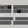 Switch Hotel Switch Hotel Switch Guest Room Switch Intelligent Switch conjoined switch 3d model