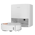 Modern White Deebot Robot Vacuum Cleaner With Automatic Charging Dock Station
