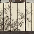 Screen partition 3d model