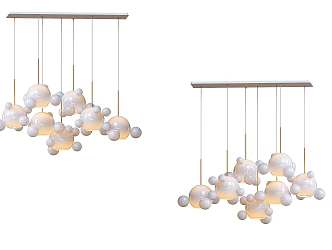 Simple chandelier 3d model