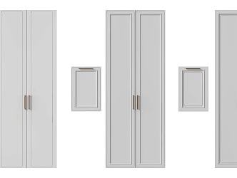 Jane European Wardrobe Door 3d model