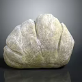 Natural Stone And Wood Decorative Piece With Textured Surface And Earthy Hues