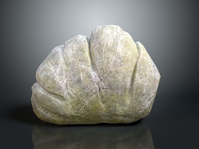 Modern Stone Grotesque Stone 3d model