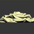 Golden Yellow Rose with Shiny Metallic Layered Petals Exhibiting Glossy Floral Design on Dark Background