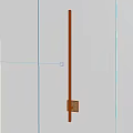 Modern Slim Metal LED Wall Light With Sleek Design For Indoor White Wall