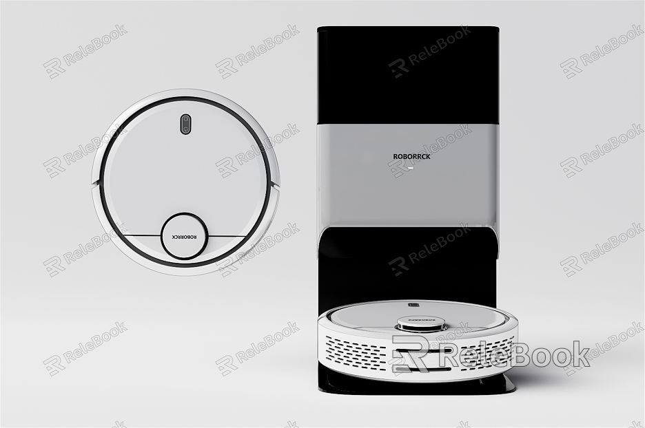 Modern sweeping robot vacuum cleaner model