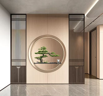 New Chinese Entrance 3d model