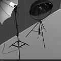 Professional Sports Equipment With Tripod Stand Reflective Umbrella And Circular Softbox