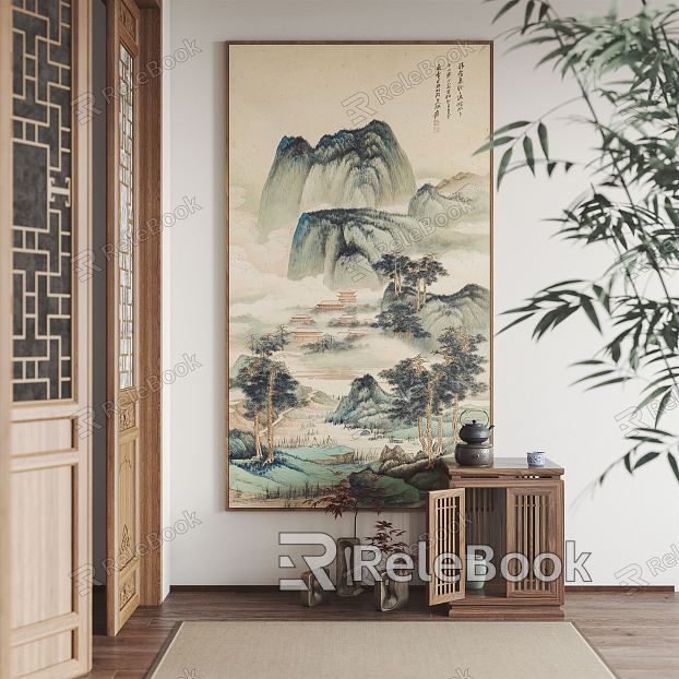 New Chinese Landscape Painting Hanging Painting Decorative Painting model