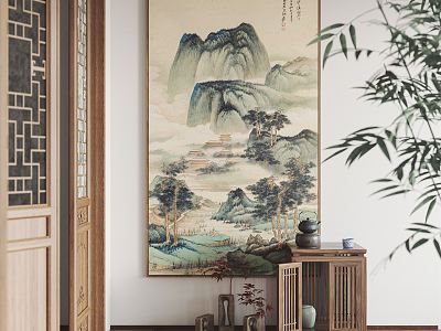 New Chinese Landscape Painting Hanging Painting Decorative Painting model