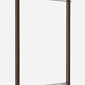 Modern Popular Walnut Square Floor Rack 3d model