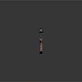 Modern Tactical Rifle With Scope Suppressor And Brown Black Design 3d model