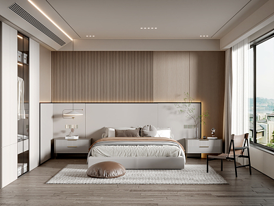 Modern Bedroom 3d model