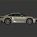 White Sports Car Featuring Sleek Aerodynamic Design And Black Alloy Wheels