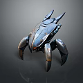 Mech Warrior Mech Soldier Machine Battlearm Mechanical Battlearm Machine Fighter Robot 3d model