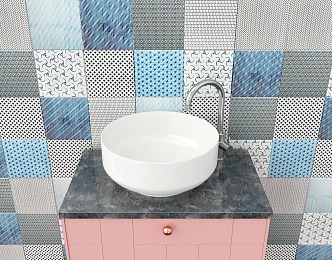 Modern sink 3d model