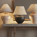 Table lamp combination 3d model