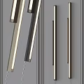 Modern Metal Wall Sconces With Sleek Geometric Lines For Interior Lighting 3d model