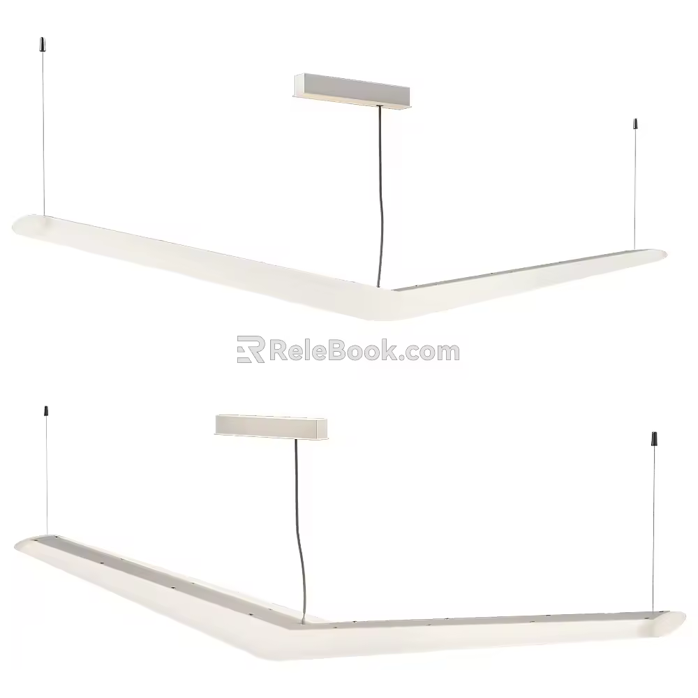 Artemide simple creative chandelier 3d model