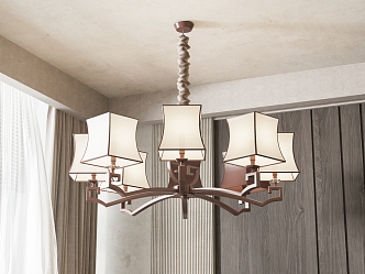 American chandelier 3d model