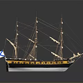 Modern Ship 3d model