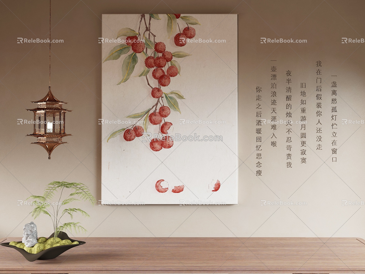 New Chinese Decorative Painting model