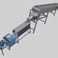 Fruit conveyor belt Fruit sorting machine 3d model
