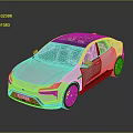 White Electric Car With Modern Design Black Roof Sleek Front And Black Alloy Wheels